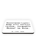 Mr. & Mrs. Panda Magnet Spruch Wassermann Logik mit Spruch in Weiß