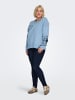 ONLY Carmakoma Strickpullover in Soft Chambray