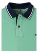 Redmond Poloshirt Basic in Weiß / hellgrün