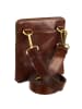 Leonhard Heyden Cambridge Umhängetasche Leder 16 cm rotbraun