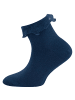ewers 2er-Set Socken 2er Pack Rüschenrand in navy-latte