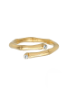 Elli Ring 925 Sterling Silber Bambus in Gold