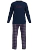 Tom Tailor Pyjama Toledo in blau-dunkel-Karo