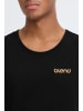 BLEND Rundhalsshirt BHFlok in Schwarz