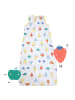 Schlummersack Musselin Babyschlafsack, 0.5 TOG in Weiß-Gelb