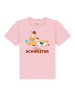 wat? Apparel T-Shirt Lama Kleine Schwester in Rosa