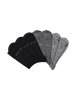 John Devin Basicsocken in 3x schwarz, 2x anthrazit meliert, 2x grau meliert