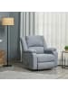 HOMCOM Relaxsessel-87L x 96B x 98H cm-Hellgrau