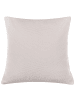 Beliani 2er-Set Dekokissen QUERCUS in Grau/Beige/Rosa