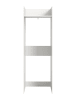 ebuy24 Waschmaschinenschrank Free Weiß 66 x 66 cm