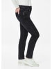 GOLDNER Stilvolle Winterhose in 5-Pocket-Form in schwarz