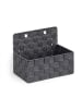 relaxdays 2 x Aufbewahrungskorb in Grau - (B)25x (H)20 x (T)16,5 cm