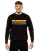 Cotton Prime® Sweatshirt Berge Let's Hiking in Schwarz