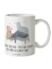 Mr. & Mrs. Panda Mug Klavier Tasten mit Spruch in Weiß