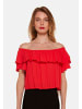 TOOCHE Top "Red Top" in rot