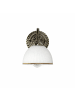 Licht-Erlebnisse Wandlampe (B)16 x (H)20 cm in Messing Weiß