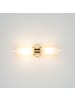 Licht-Erlebnisse Wandlampe (B)32 x (H)8 cm in Messing