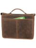 Greenburry Schreibmappe Vintage Business Planer in Sattelbraun