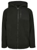Urban Classics Urban Classics Herren Hooded Sherpa Zip Jacket in black