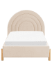 Beliani 2-tlg Kinderbett ANET in Beige/Braun