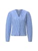 Rich & Royal Bluse in blau weiß