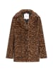 myMo Damen Coat in Braun Schwarz