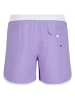 Urban Classics Badeshorts in lavender/white