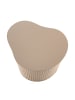 CALICOSY Beistelltisch PAZ in Beige - (W)47  x (H)47,5  x (L)37 cm