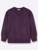 sheego Pullover in traube