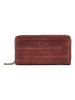 FREDs BRUDER Gürteltier Geldbörse Leder 19 cm in deep sandalwood