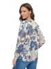 Betty Barclay Schlupfbluse mit Blumenprint in Beige/Blau