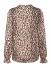 CULTURE Langarm-Bluse CUpia Relaxed fit in Leopard