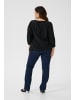 KAFFE curve Langarm-Bluse KCrory Regular fit in Black Deep