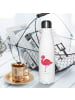 Mr. & Mrs. Panda Thermoflasche Flamingo Classic ohne Spruch in Weiß