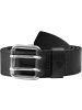 FJÄLLRÄVEN Ledergürtel Singi Two-pin Belt in Schwarz