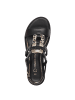 Marco Tozzi Sandale Sandalette in schwarz