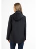 Schmuddelwedda Damen Regenjacke - Recyceltes Material in Schwarz
