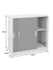 MCW Aktenschrank Preston F41 mit Schiebetüren, Grau