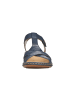 rieker Massa Ledersandalen Blau