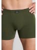 Götzburg Long-Pants 2Er Pack X-Lastic in grün-dunkel-uni