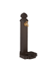 relaxdays Standbrunnen in Braun - (B)29 x (H)77 x (T)33,5 cm