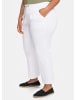 sheego Jogg Pants in white denim