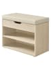 VASAGLE Schuhbank Custos in Natur, Beige - (B)30 x (H)44 x (T)60 cm