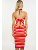 IZIA Damen Kleid in ROT MEHRFARBIG