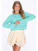 IZIA Women Sweater in turquoise