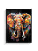 MuchoWow Poster mit Leiste Elefant  (BxH)