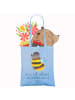 Mr. & Mrs. Panda Jutebeutel Hummel flauschig mit Spruch in Sky Blue