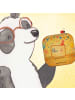 Mr. & Mrs. Panda Glasuntersetzer Toast Party Design ohne Spruch in Weiß