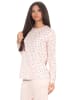 NORMANN Shirt Top langarm gemustert "Ringel" Mix & Match - 51116 in rosa