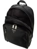 Guess Rucksack / Backpack Milano Saffiano Eco Multi Compartment in Black